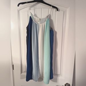 Quad colorblock dress
